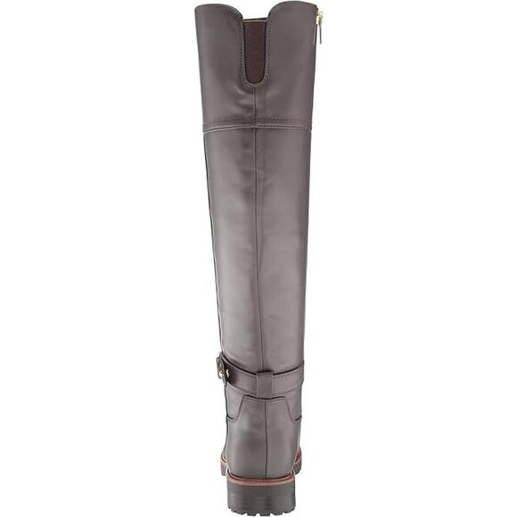 Tommy Hilfiger Women's Felvia Lug Bottom Riding Boots, Espresso Size 8M - Picture 3 of 6